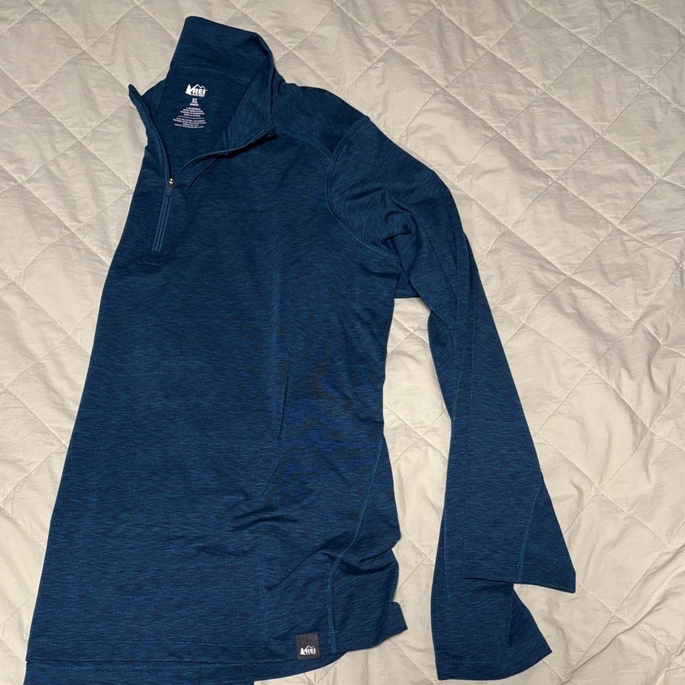 REI Blue Women's Quarter-Zip Pullover